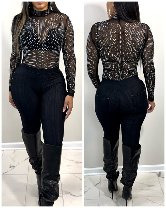 4013 Bling Bodysuit